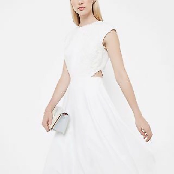 Ted Baker cut out Lace MIDI Dress - Picture 5 of 5